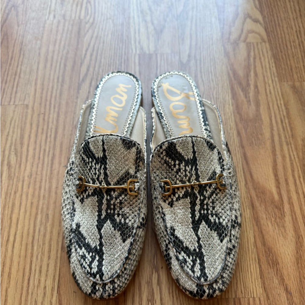 Snake Print Sam Edelman Mule